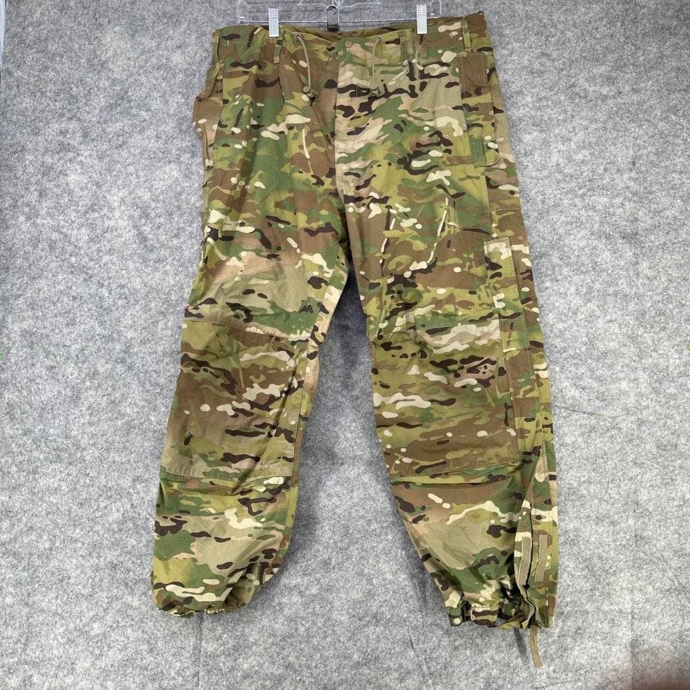 US Military Trousers Mens Medium Regular Multicam ECWCS Gen III Cold Wet Weather